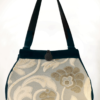 Dragonfly Medium Tote Bag Clotted Cream Velvet front - Julie London Design