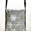 Courier Pigeon Satchel Bag - White Stars Velvet back - Julie London Design