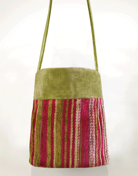 Hummingbird Handbag Velvet Stripped back - Julie London Design