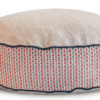 Luxury Dog Bed Medium Orange Cream back - Julie london Design