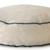 Velvet Dog Bed Medium Cosy Cream front - Julie london Design