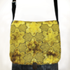 Courier Pigeon Satchel Bag Velvet Gold Star front - Julie London Design