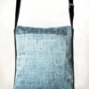 Courier Pigeon Satchel Bag Velvet Ice Blue back - Julie London Design