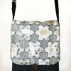 Courier Pigeon Satchel Bag - White Star Velvet front - Julie London Design