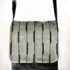 Courier Pigeon Satchel Bag Velvet Sable Grey front - Julie London Design
