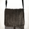 Courier Pigeon Satchel Bag Faux Fur front - Julie London Design