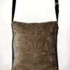 Courier Pigeon Satchel Bag Embossed Velvet back - Julie London Design