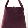 Mother Hen Large Tote Bag Velvet Plum back - Julie London Design