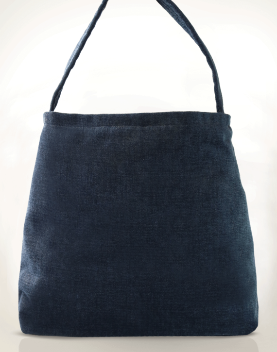 Mother Hen Large Tote Bag Sky Blue Grey back - Julie London design