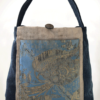 Mother Hen Large Tote Bag Sky Blue Grey front - Julie London design