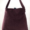 Mother Hen Large Tote Bag Velvet Crimson Tulip back - Julie London Design